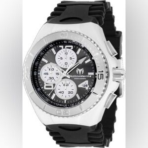 Technomarine TM-115301 Men's Cruise JellyFish Steel Case Black Dial 46mm Watch